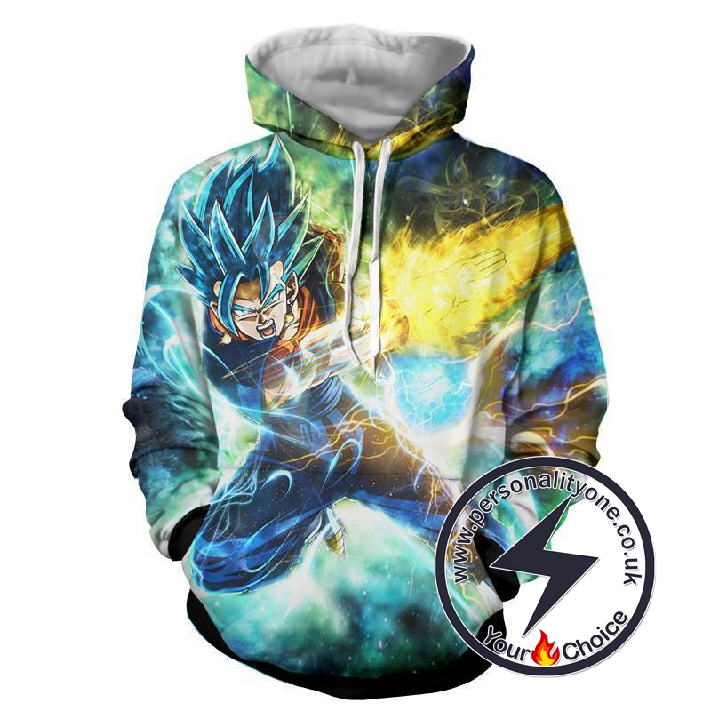 Dragon Ball Z - SSJ Blue Vegito 3D - Hoodies